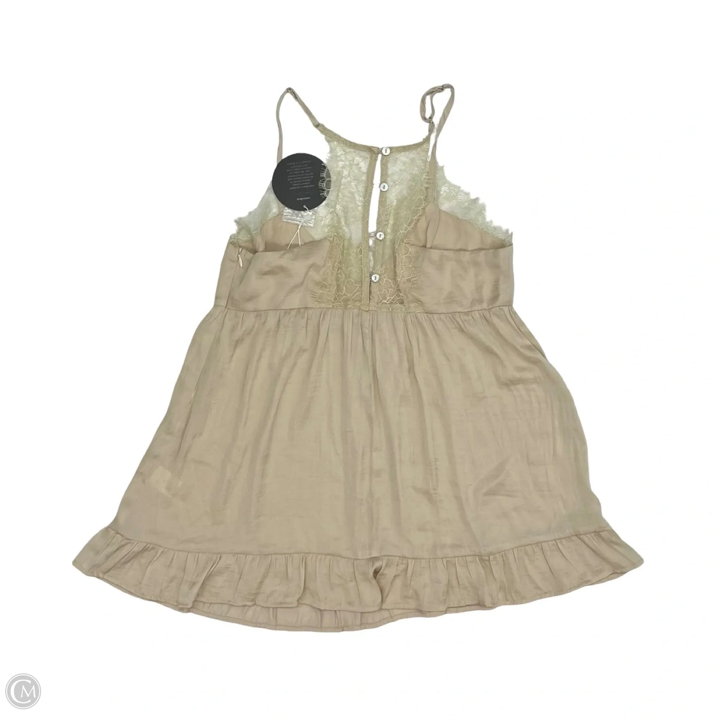 Blouse Sleeveless By Mittoshop In Tan, Size: S