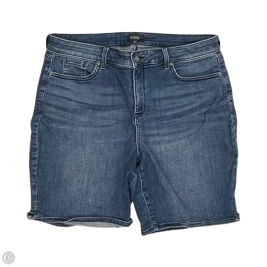 Shorts By Not Your Daughters Jeans In Blue Denim, Size: 16