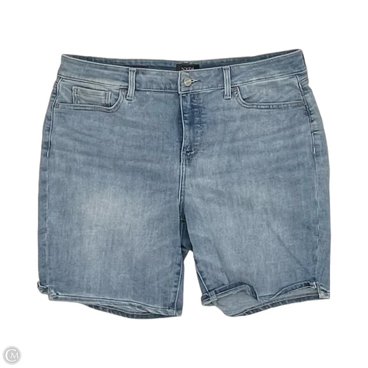 Shorts By Not Your Daughters Jeans In Blue Denim, Size: 16