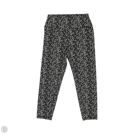 Athletic Leggings By Clothes Mentor In Black & White, Size: M