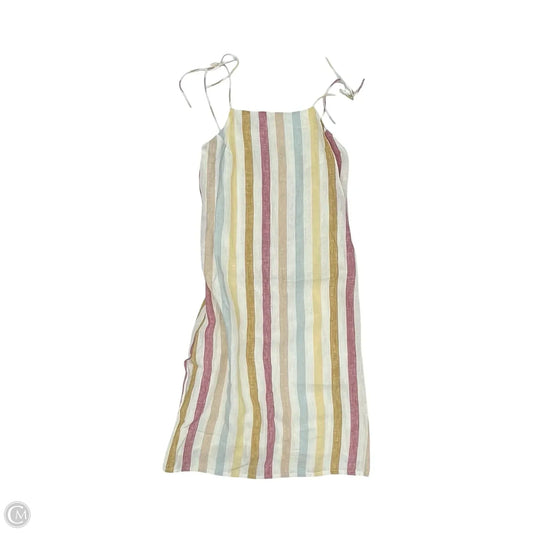 Dress Casual Midi By Clothes Mentor In Striped Pattern, Size: L