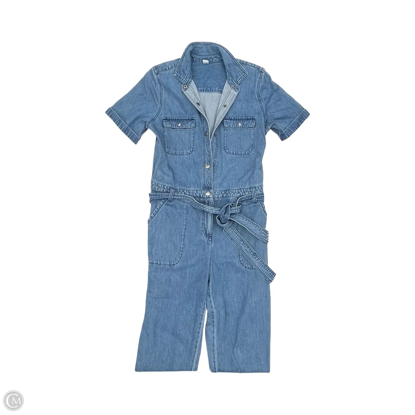 Jumpsuit By Old Navy In Blue Denim, Size: M