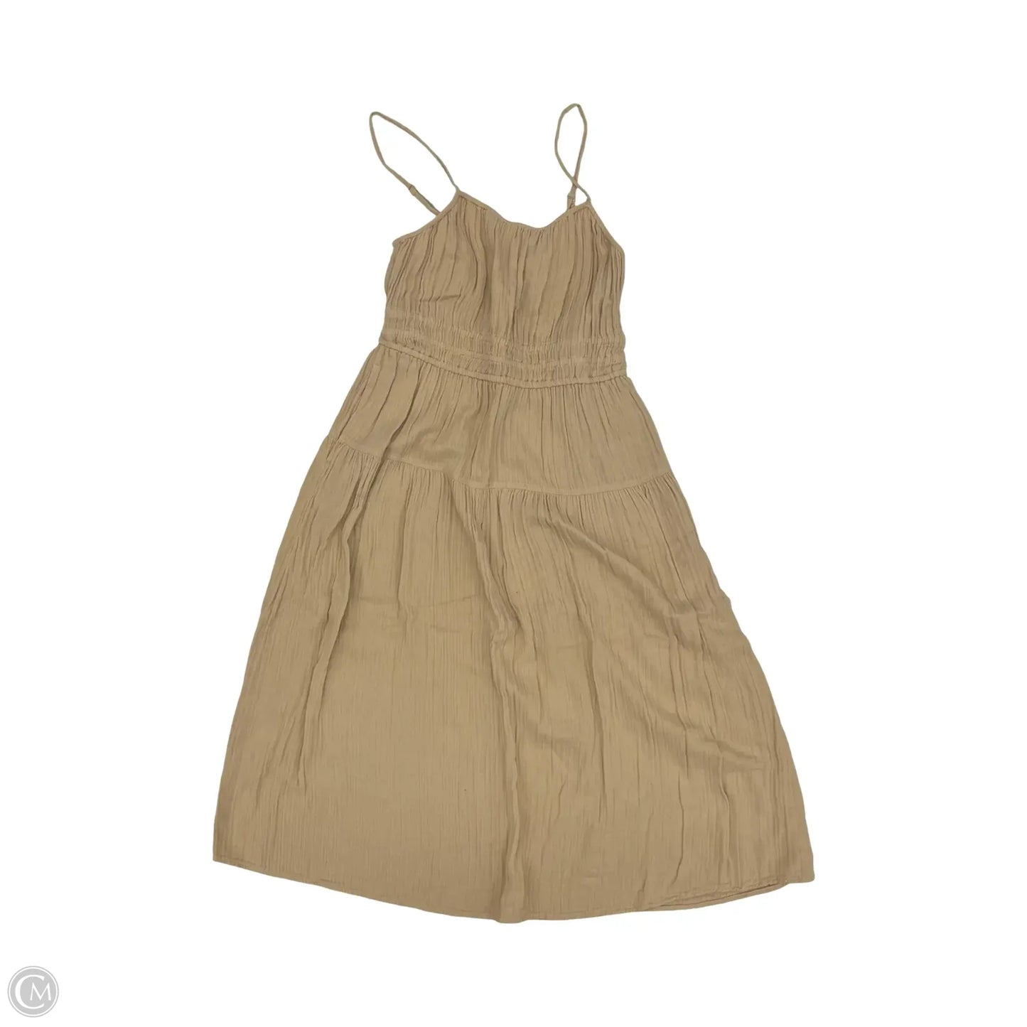 Dress Casual Midi By Old Navy In Brown, Size: M
