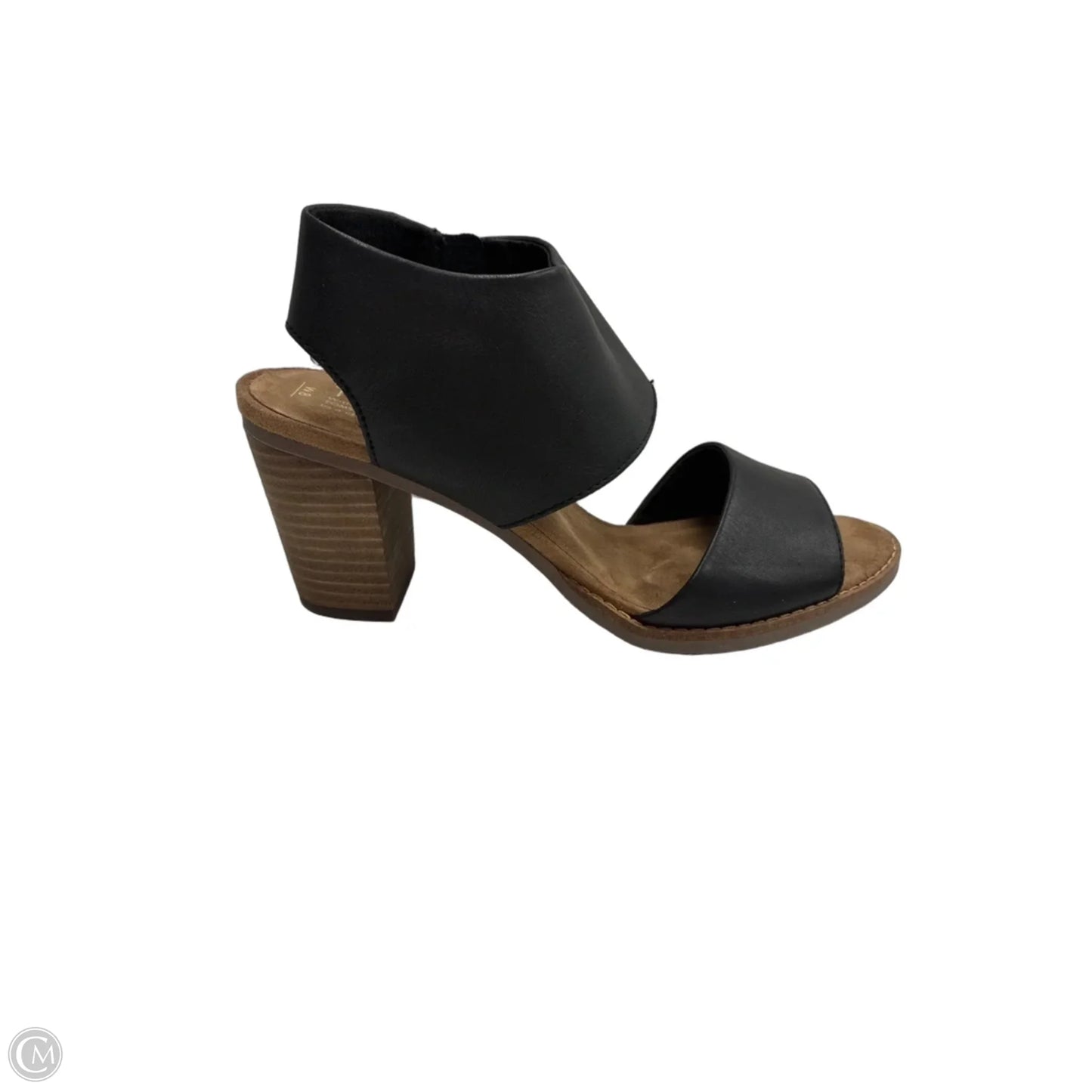 Sandals Heels Block By Toms In Black, Size: 8