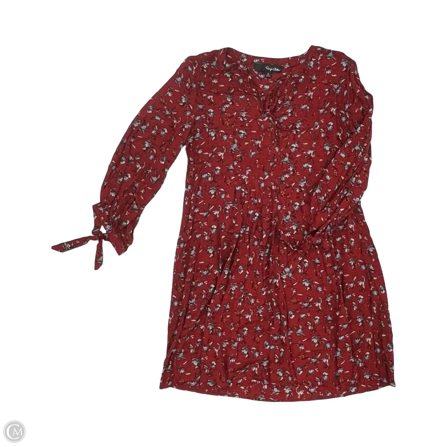 Dress Casual Short By Clothes Mentor In Floral Print, Size: M