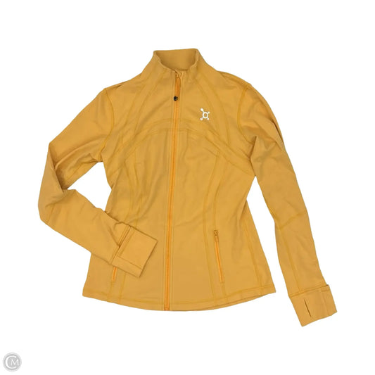 Athletic Jacket By Lululemon In Orange, Size: M