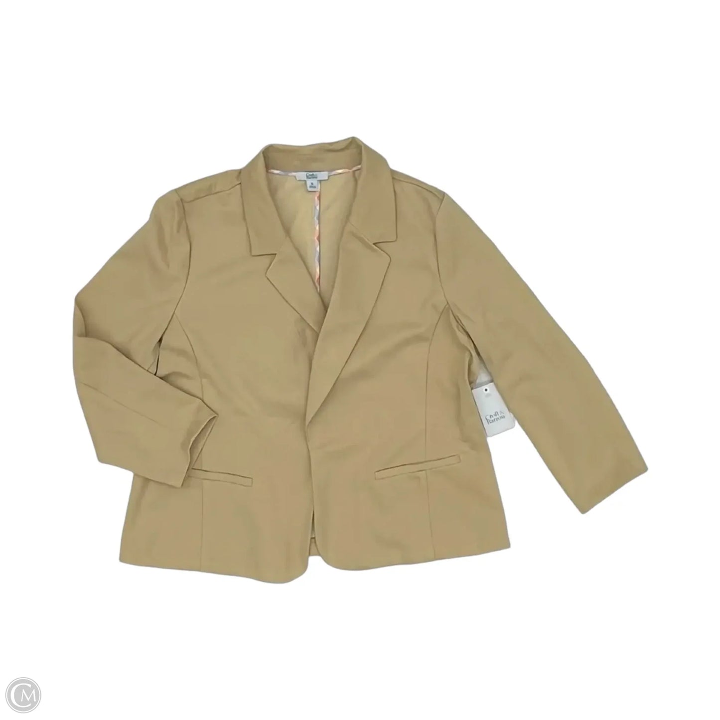 Blazer By Croft And Barrow In Tan, Size: Xl