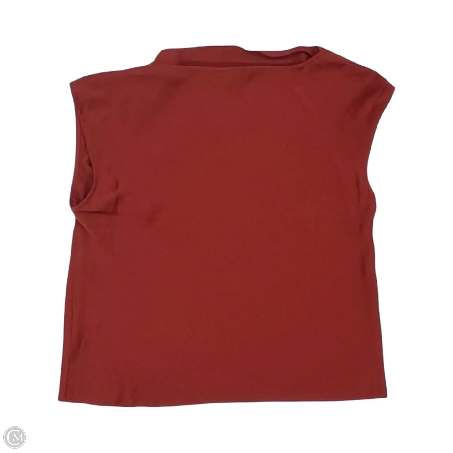 Blouse Short Sleeve By Banana Republic In Orange, Size: S