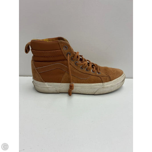 Shoes Sneakers By Vans In Brown, Size: 6.5