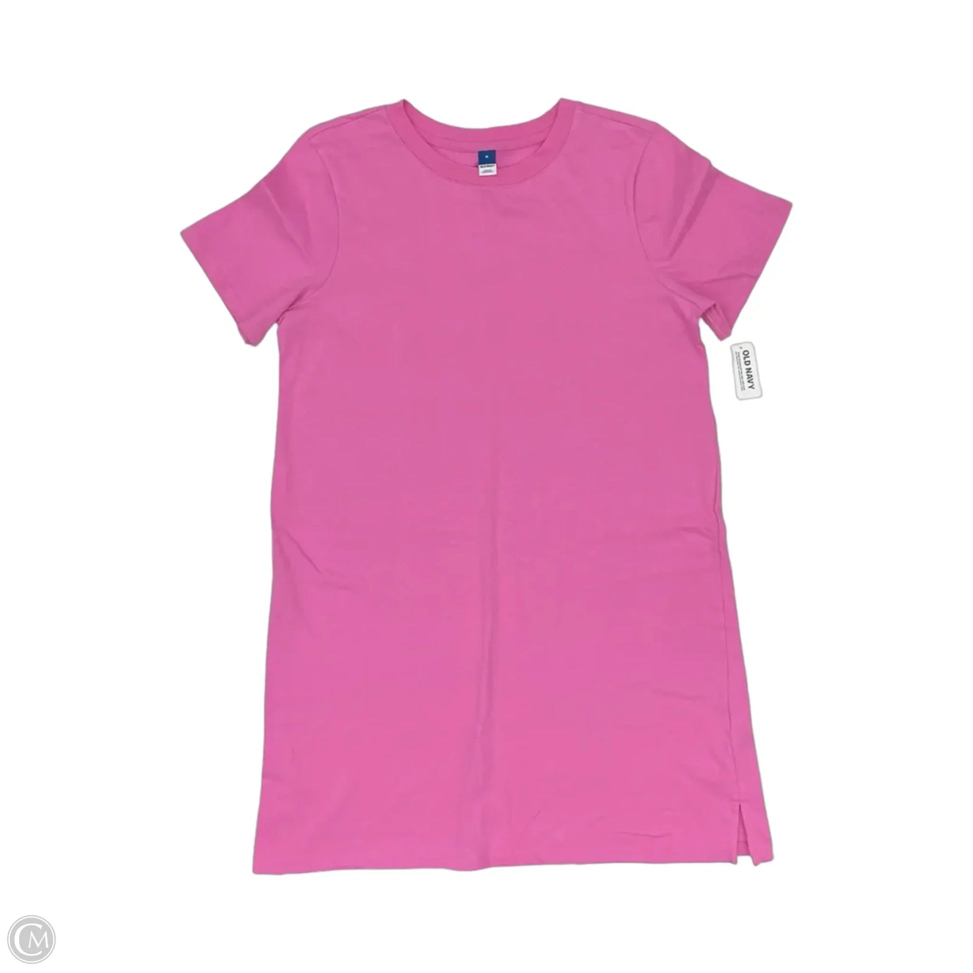 old navy pink shirt dress Old Navy Women's Vintage Crew-Neck Mini T-Shirt Dress - Pink