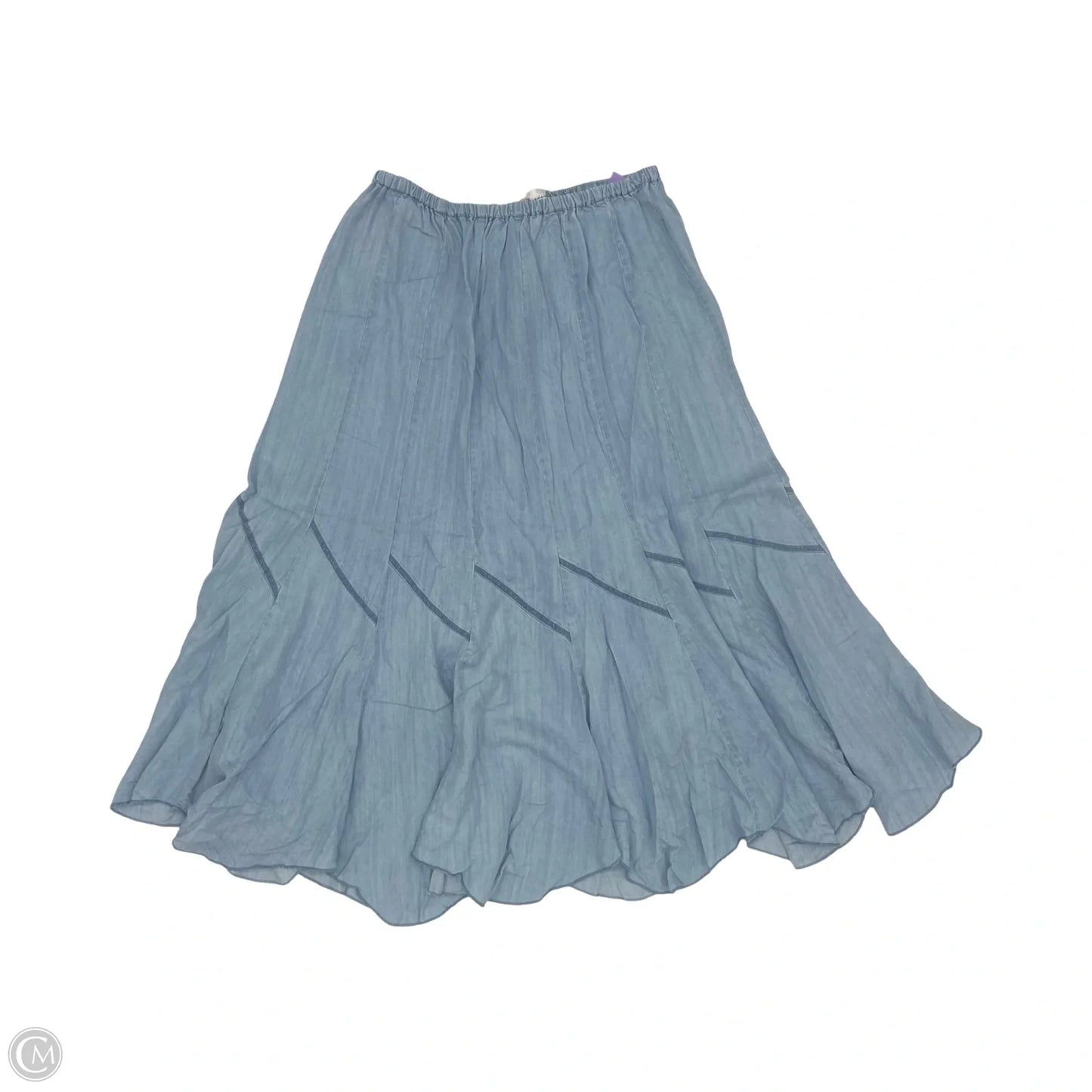 Skirt Midi By Chelsea And Theodore In Blue, Size: M