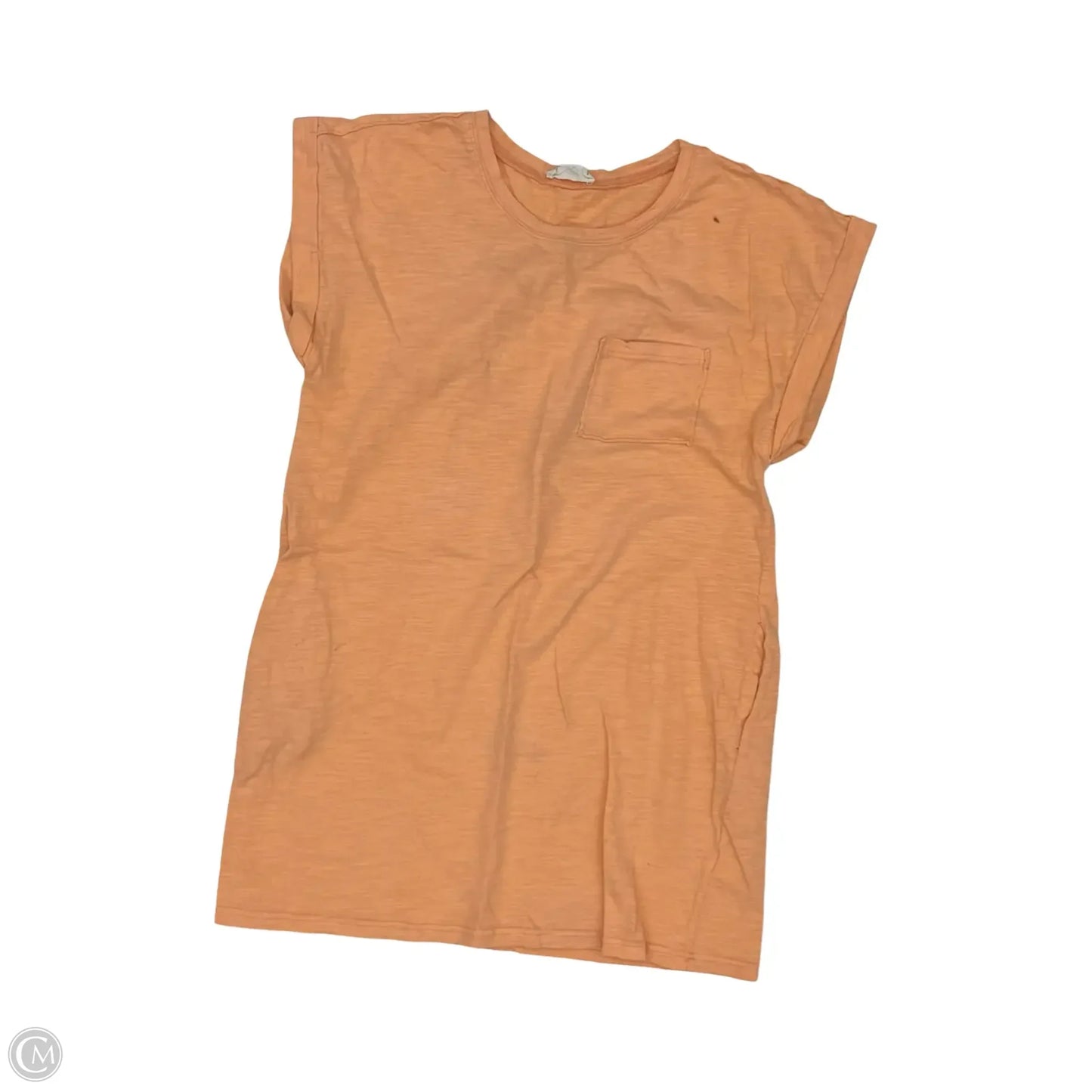 Tunic Short Sleeve By New In In Orange, Size: L