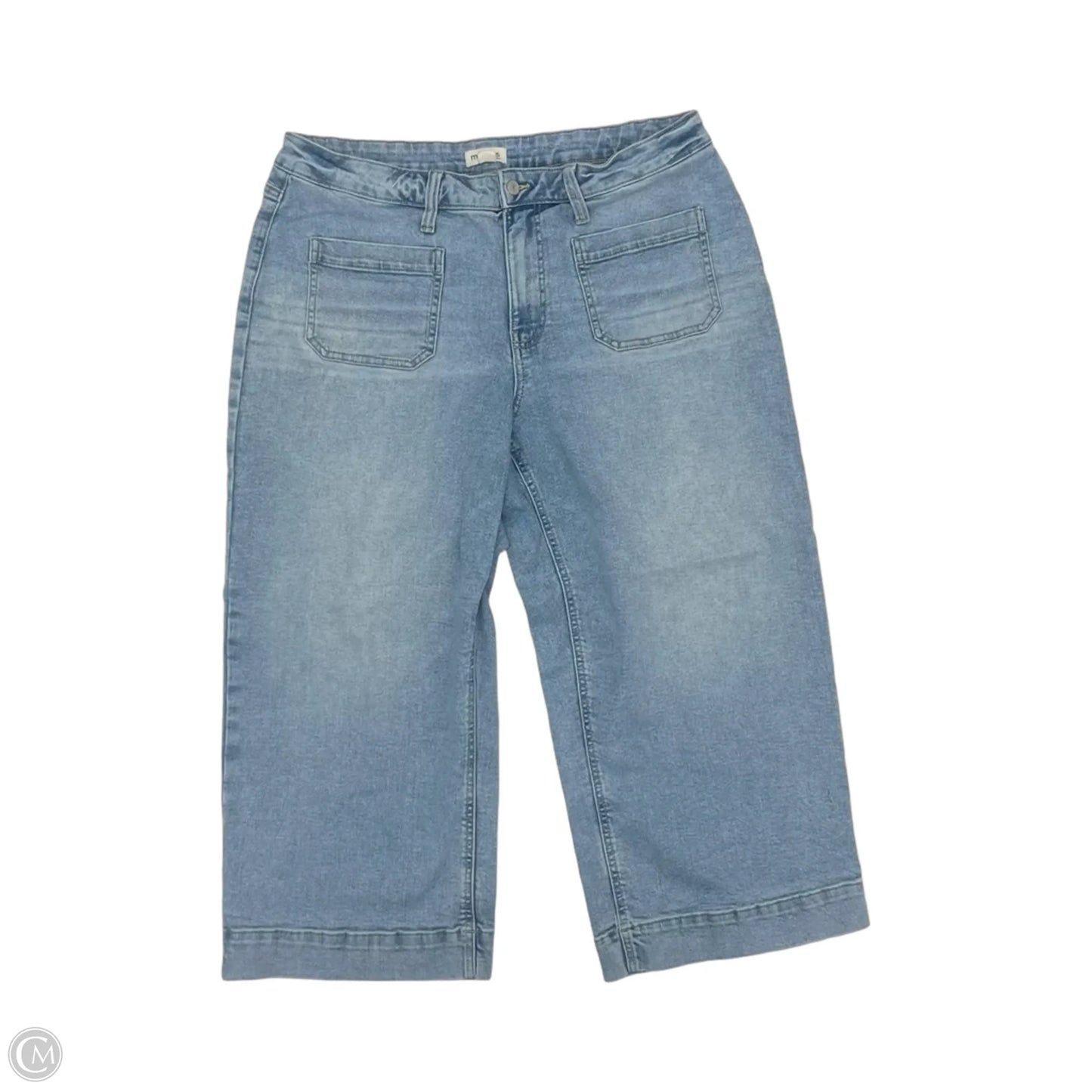 Jeans Wide Leg By Maurices In Blue Denim, Size: 18
