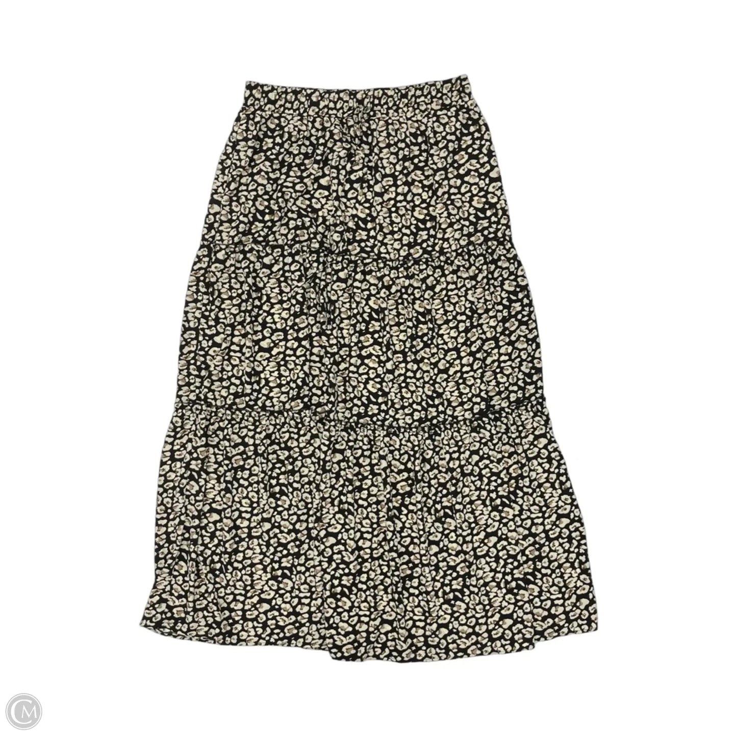 Skirt Midi By Cmf In Black & Brown, Size: Xl