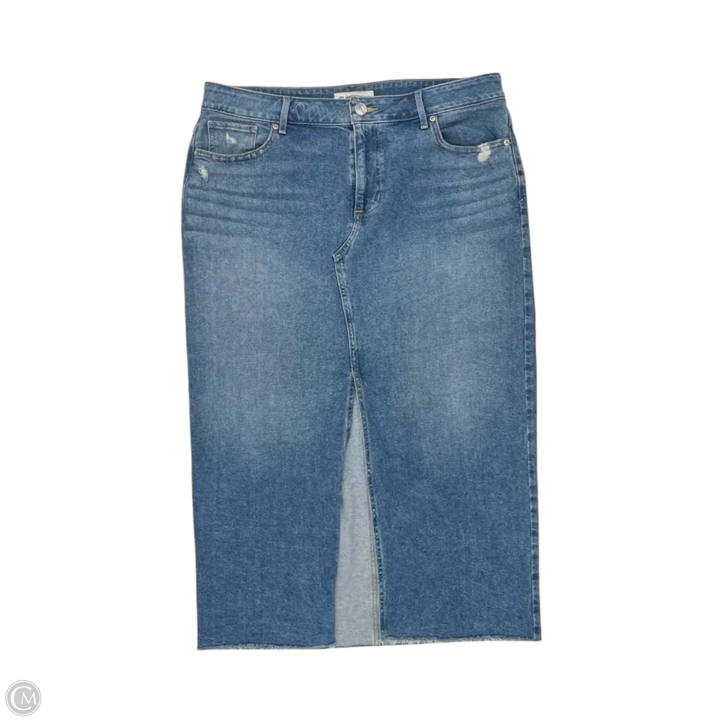 Skirt Midi By Maurices In Blue Denim, Size: 16