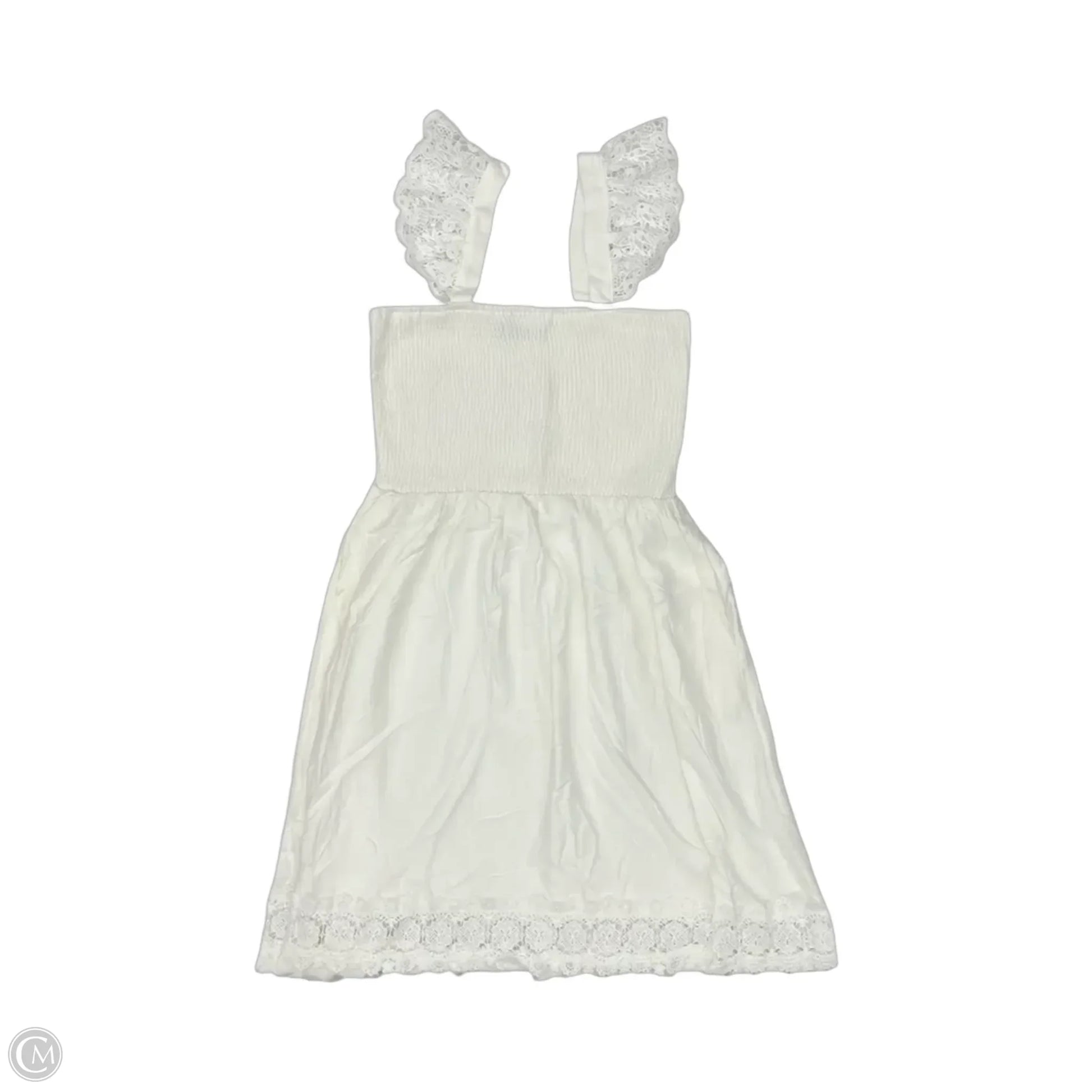 Dress Party Midi By Zesica In White, Size: Xl