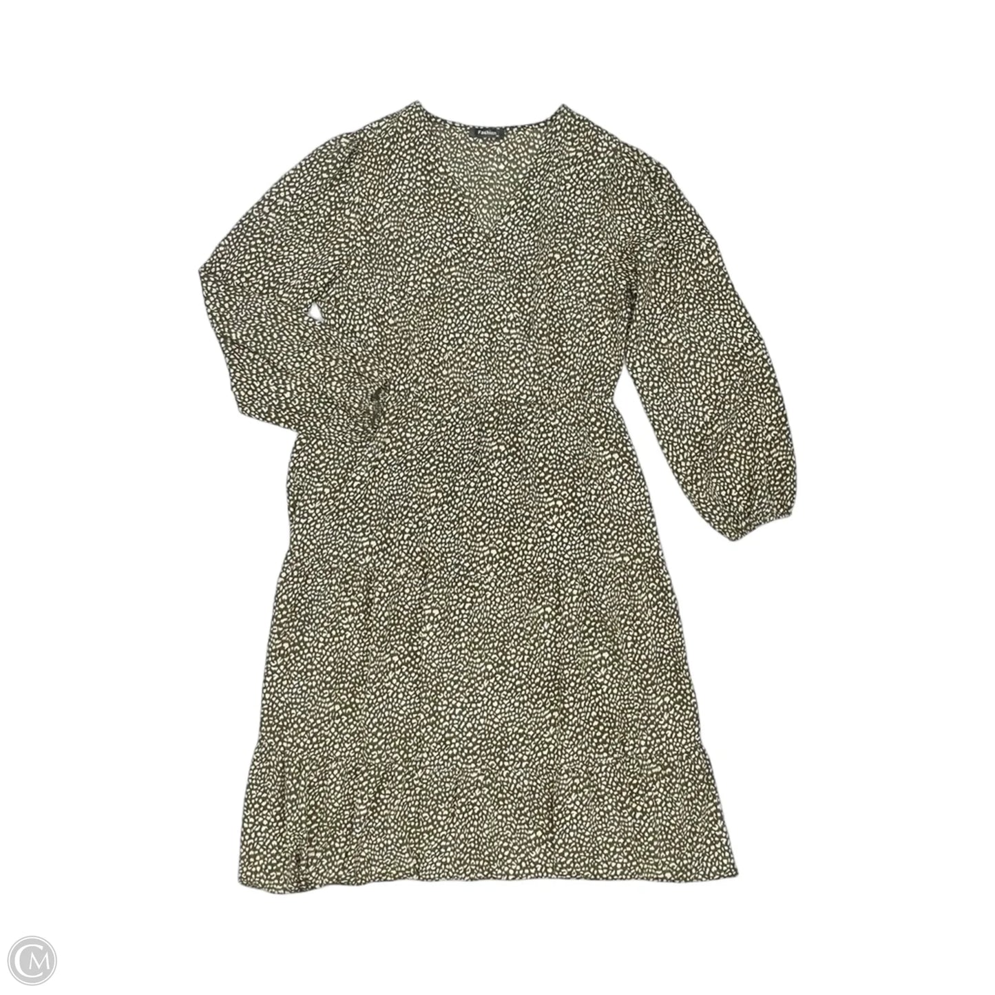 Dress Party Long By Cmf In Green & Tan, Size: Xl