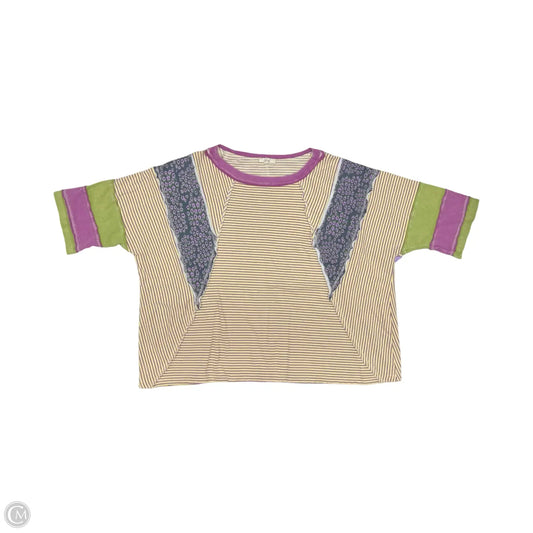Top 3/4 Sleeve By Easel In Multi-colored, Size: S