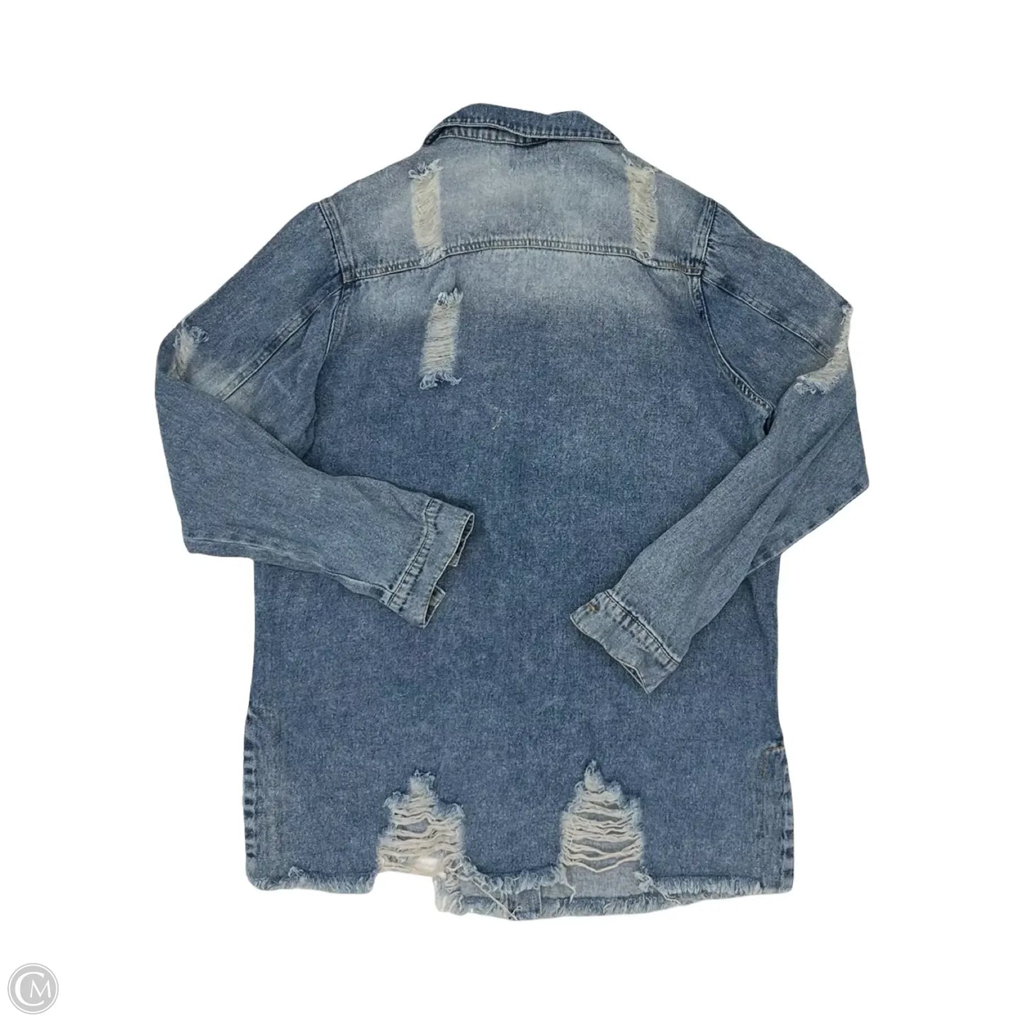 Jacket Denim By Hyfve In Blue Denim, Size: M