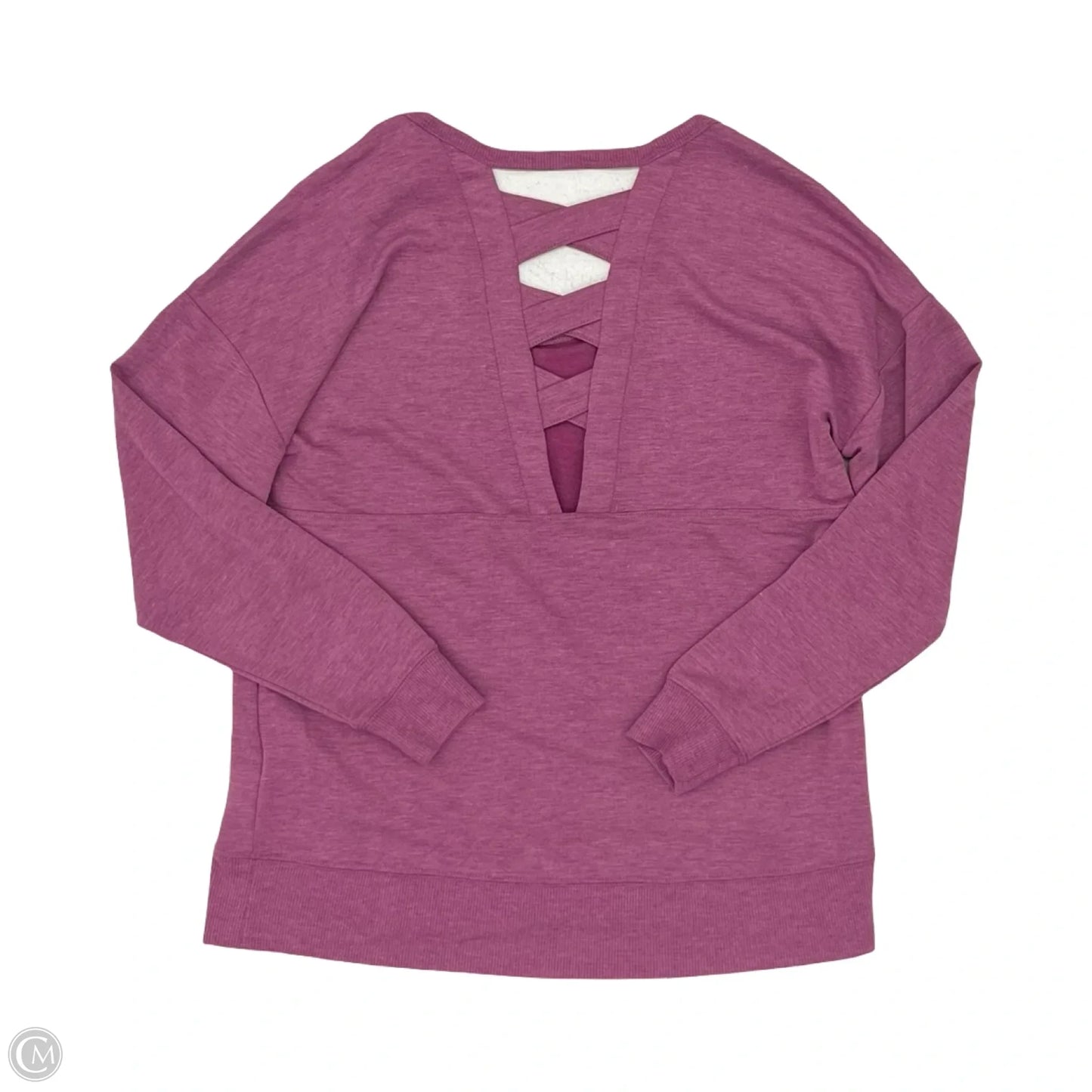 Top Long Sleeve By Balance Collection In Pink, Size: M