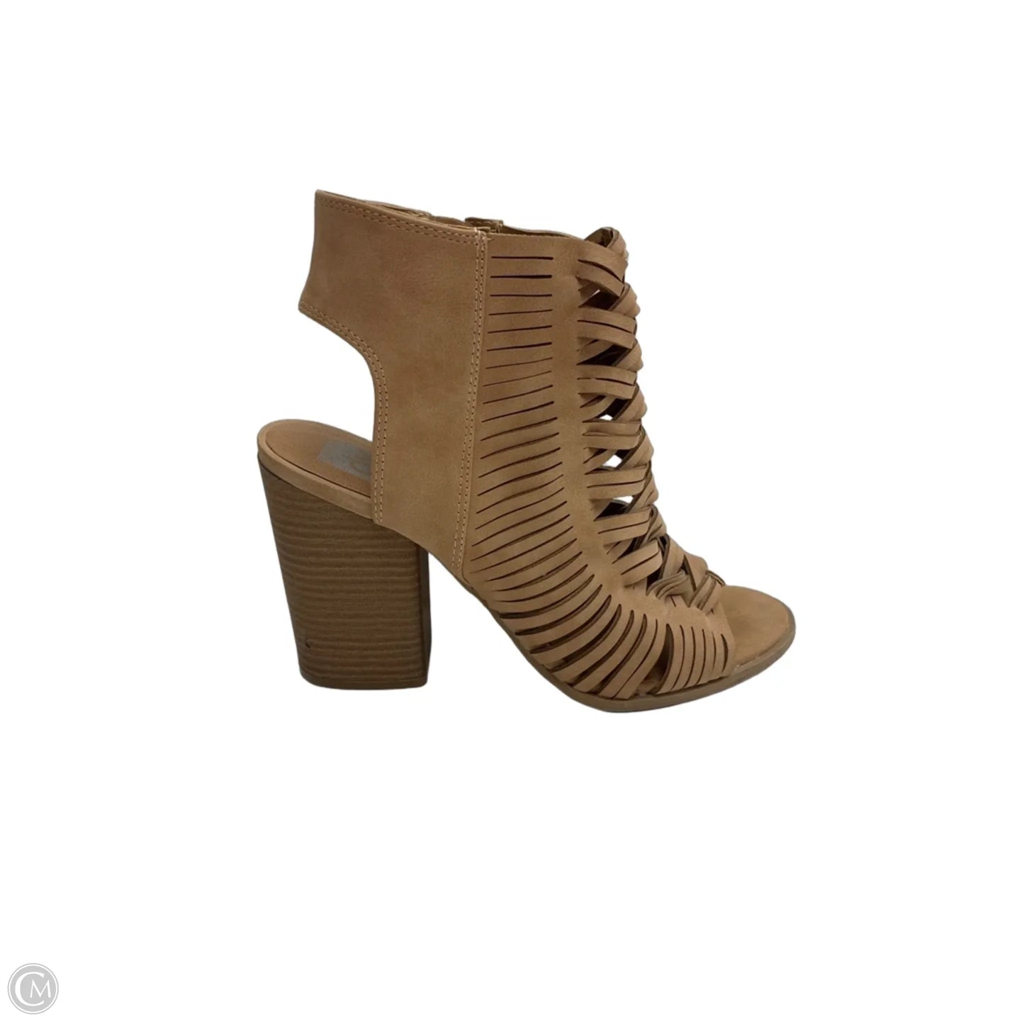 Sandals Heels Block By Dolce Vita In Brown, Size: 9.5