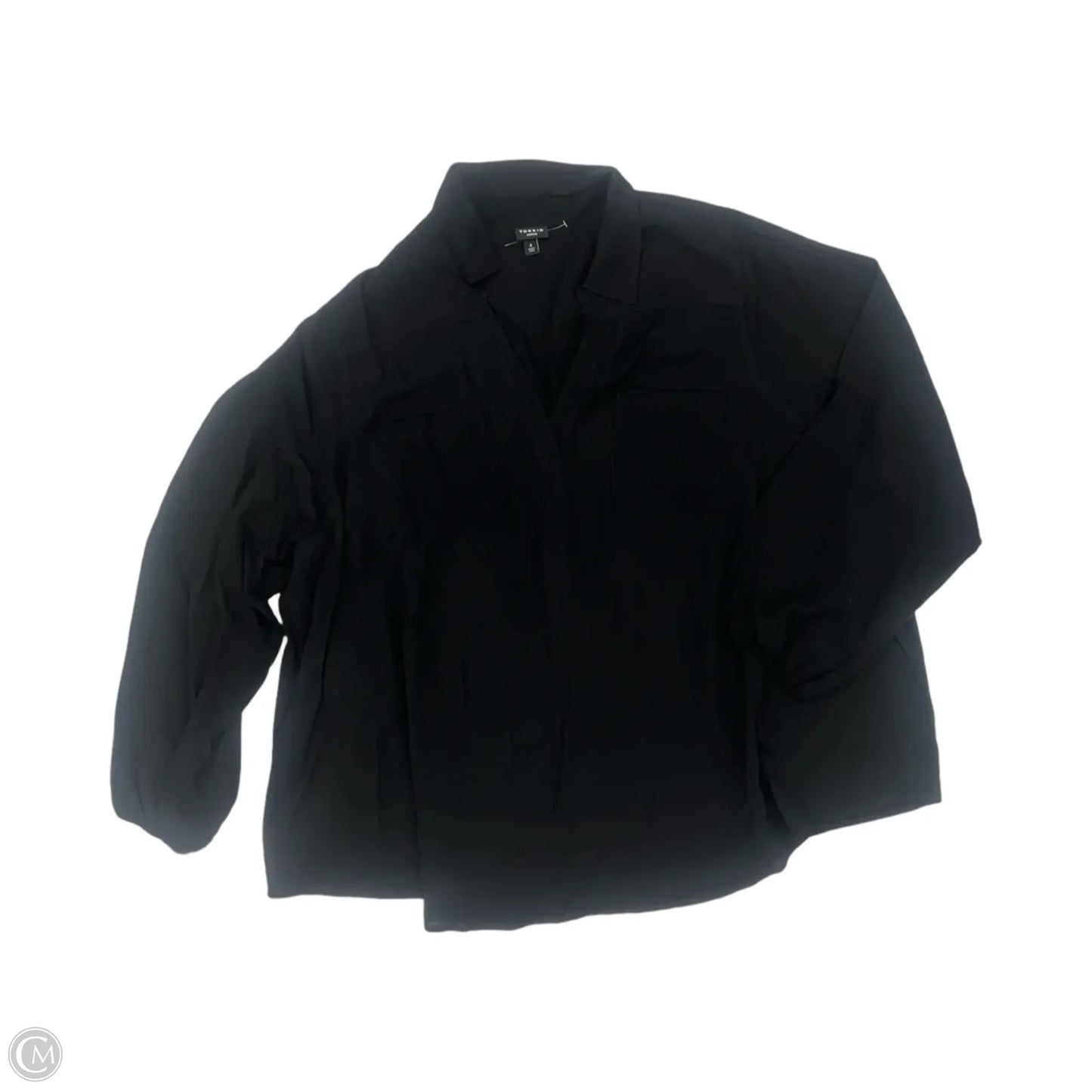 Top Long Sleeve By Torrid In Black, Size: 4x