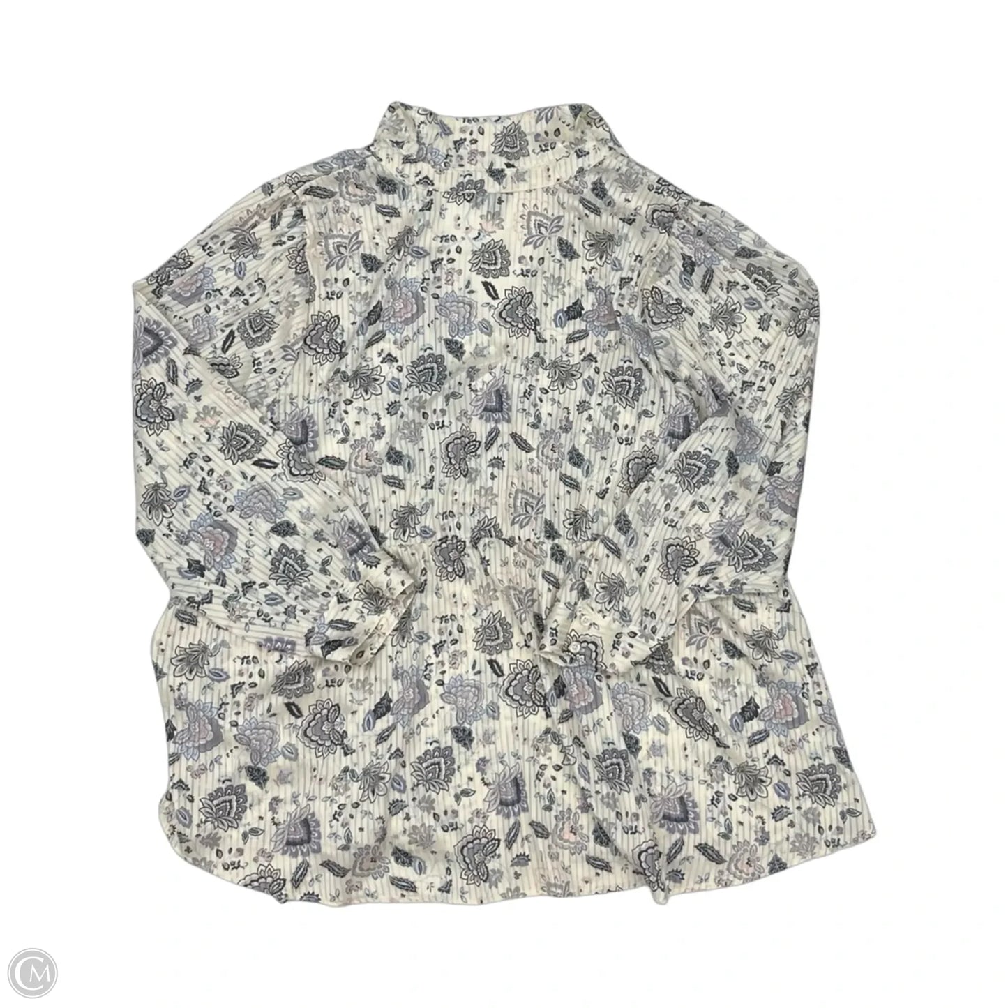 Blouse Long Sleeve By Torrid In Floral Print, Size: 4x
