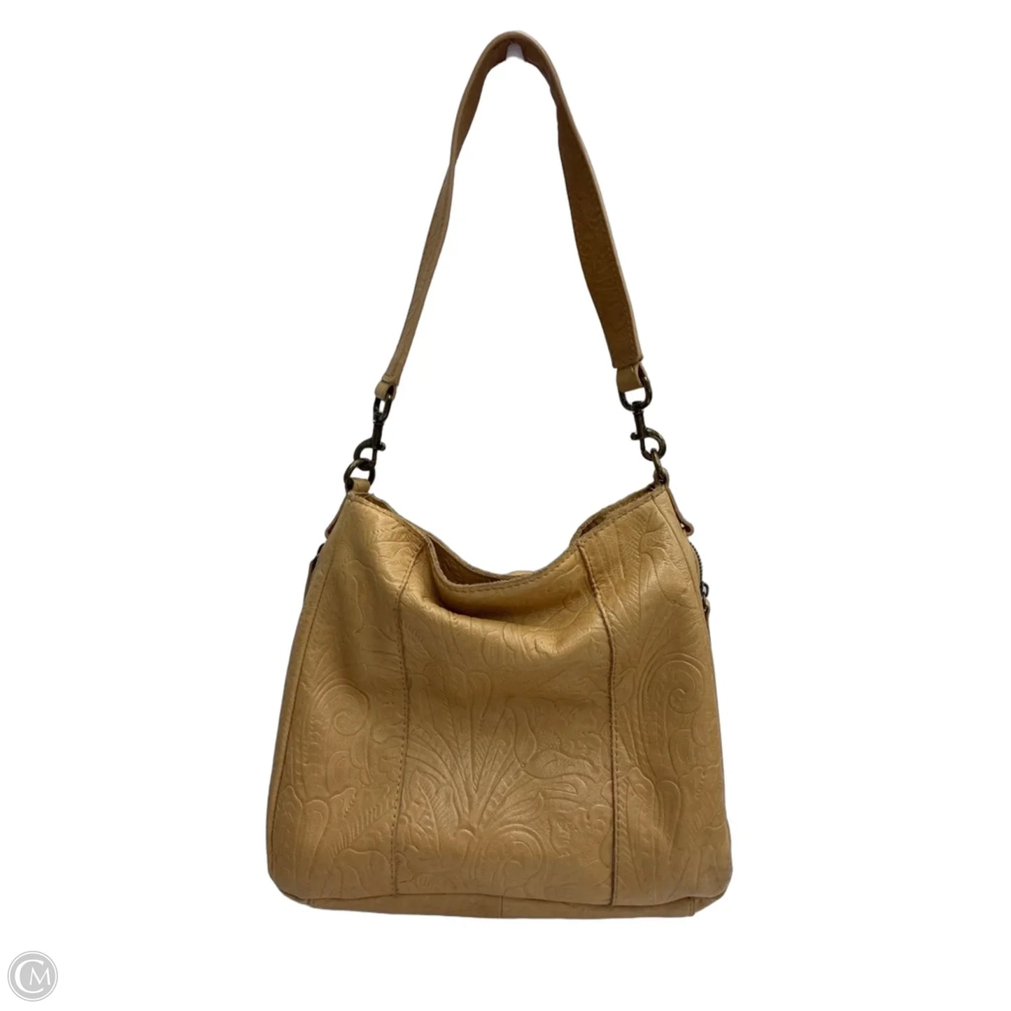Handbag Leather By Clothes Mentor, Size: Medium
