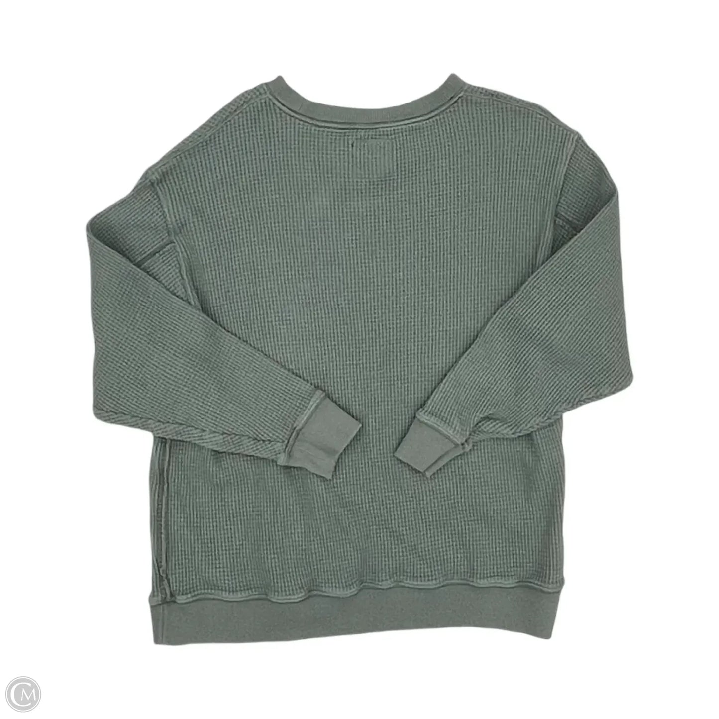 Top Long Sleeve By Aerie In Green, Size: M