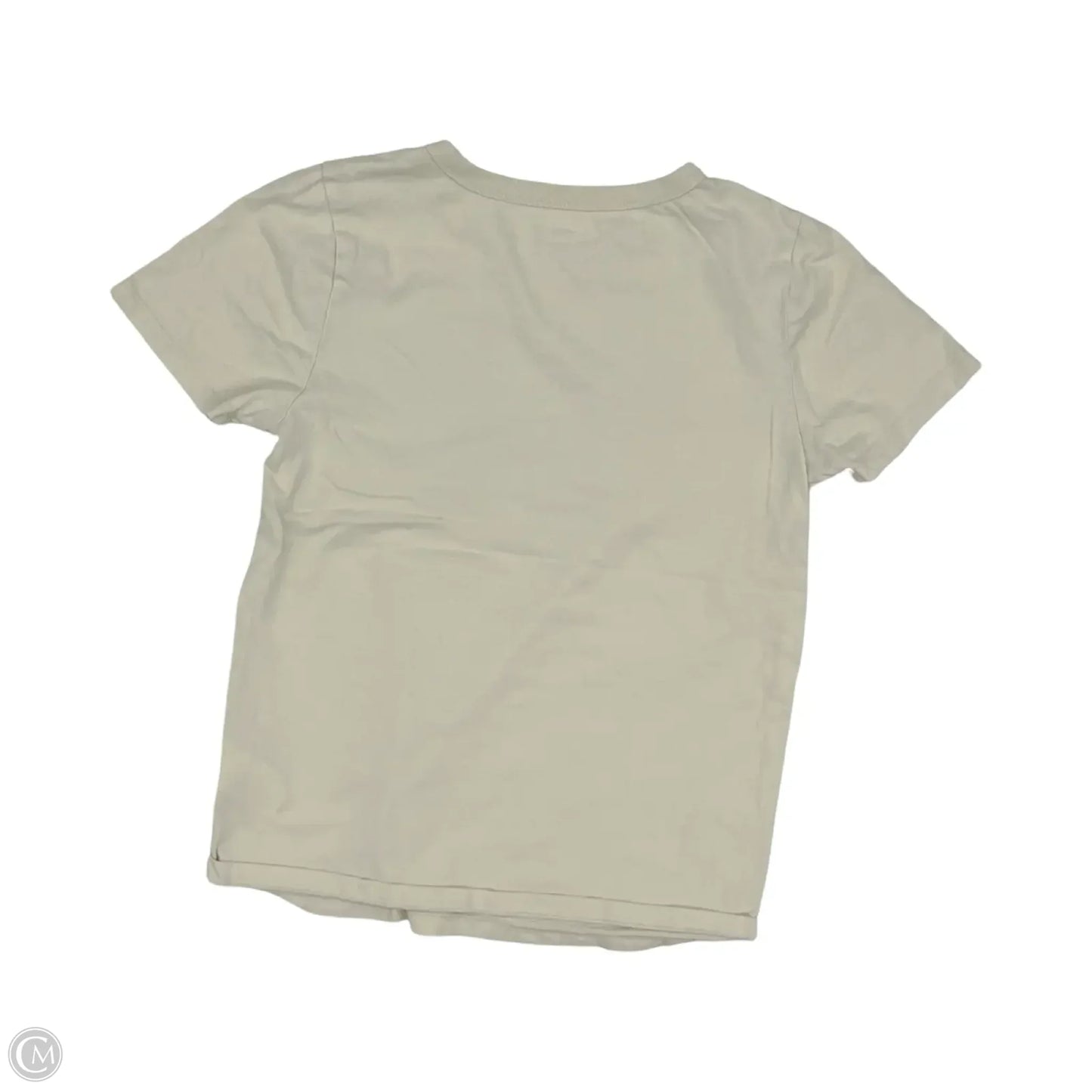 Top Short Sleeve By Old Navy In Tan, Size: Xs