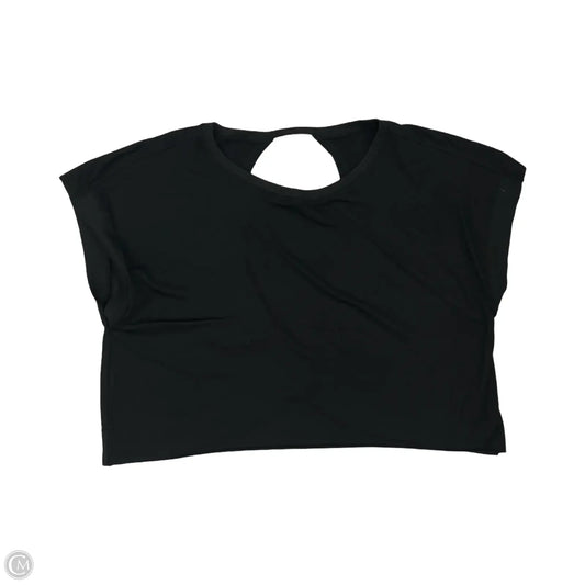 Top Short Sleeve By Clothes Mentor In Black, Size: Xl