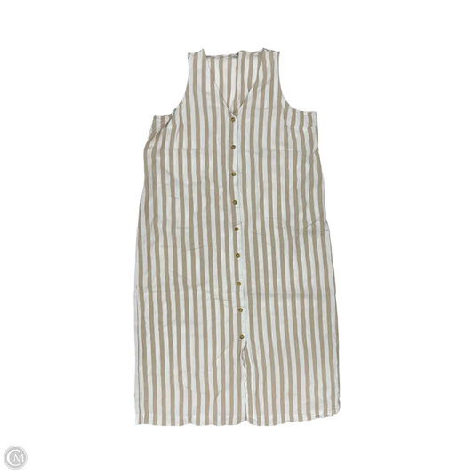 Dress Casual Midi By Old Navy In Striped Pattern, Size: Xxl