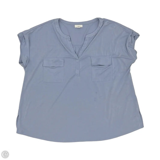 Top Short Sleeve By J. Jill In Blue, Size: Xl