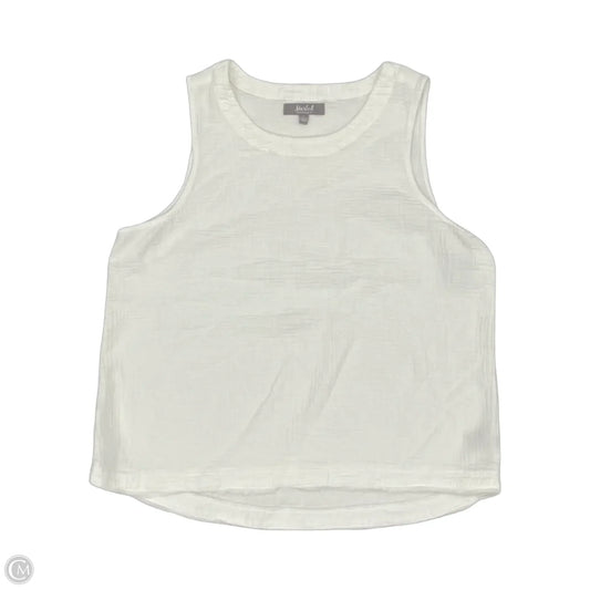 Blouse Sleeveless By Marled In White, Size: Xl