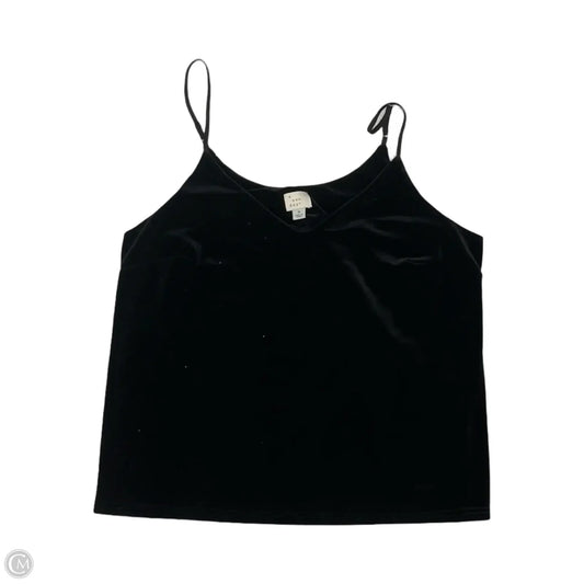 Blouse Sleeveless By A New Day In Black, Size: M
