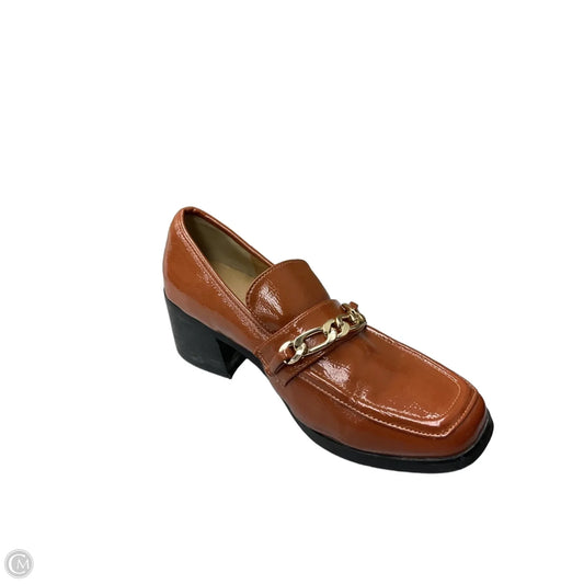 Shoes Heels Block By Urban Outfitters In Brown, Size: 8