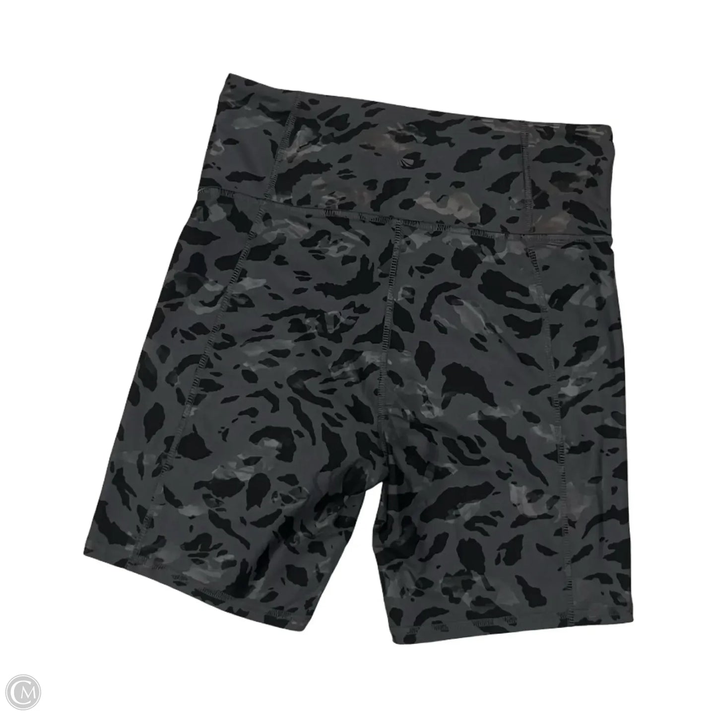 Athletic Shorts By Cmf In Black & Grey, Size: L