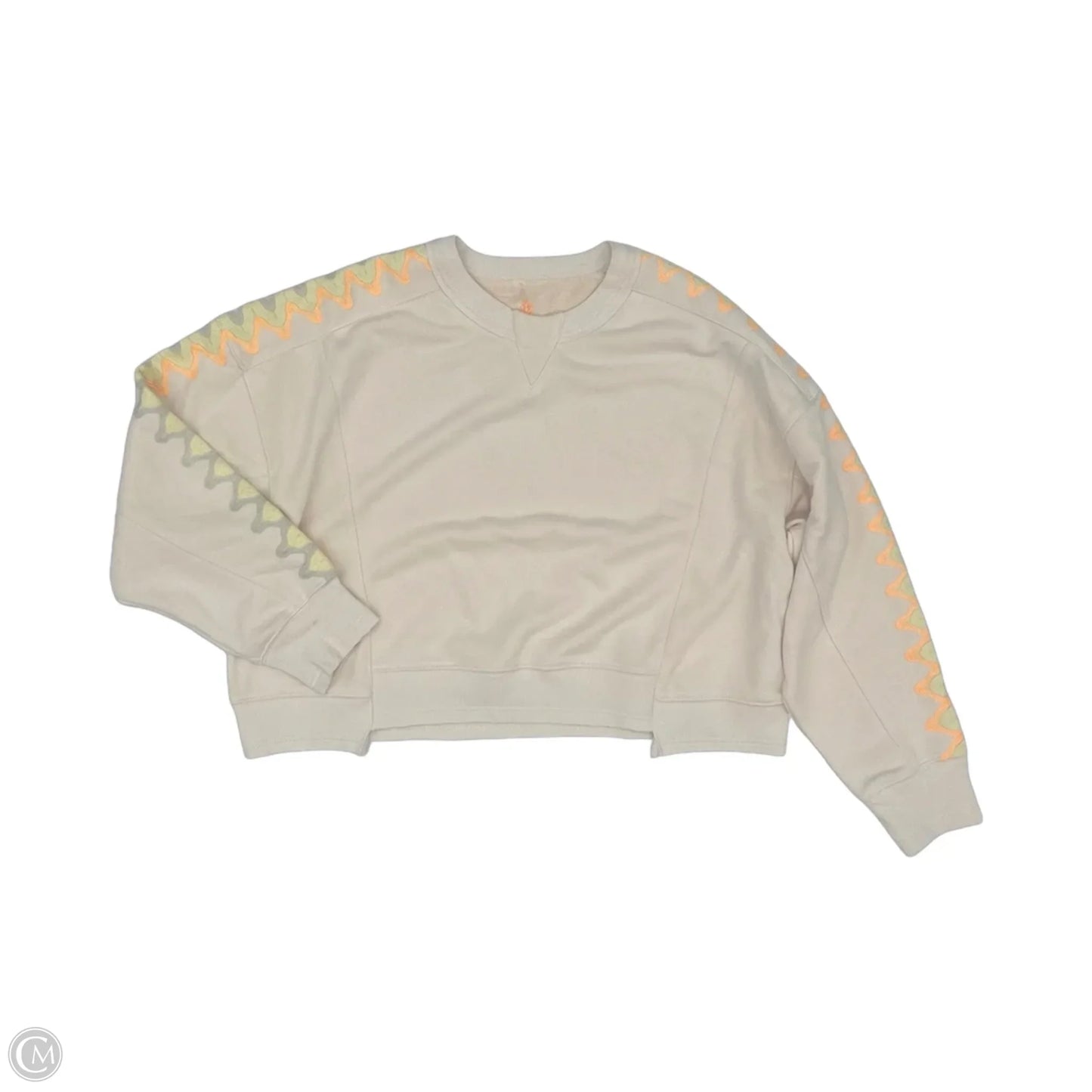 Sweatshirt Crewneck By Free People In Orange, Size: M