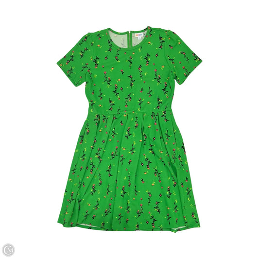Dress Casual Midi By Lularoe In Floral Print, Size: 2x