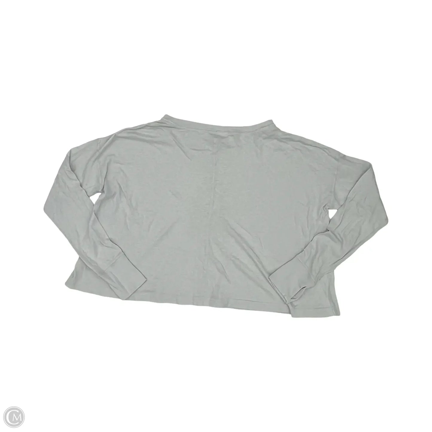 Athletic Top Long Sleeve Collar By Free People In Grey, Size: M