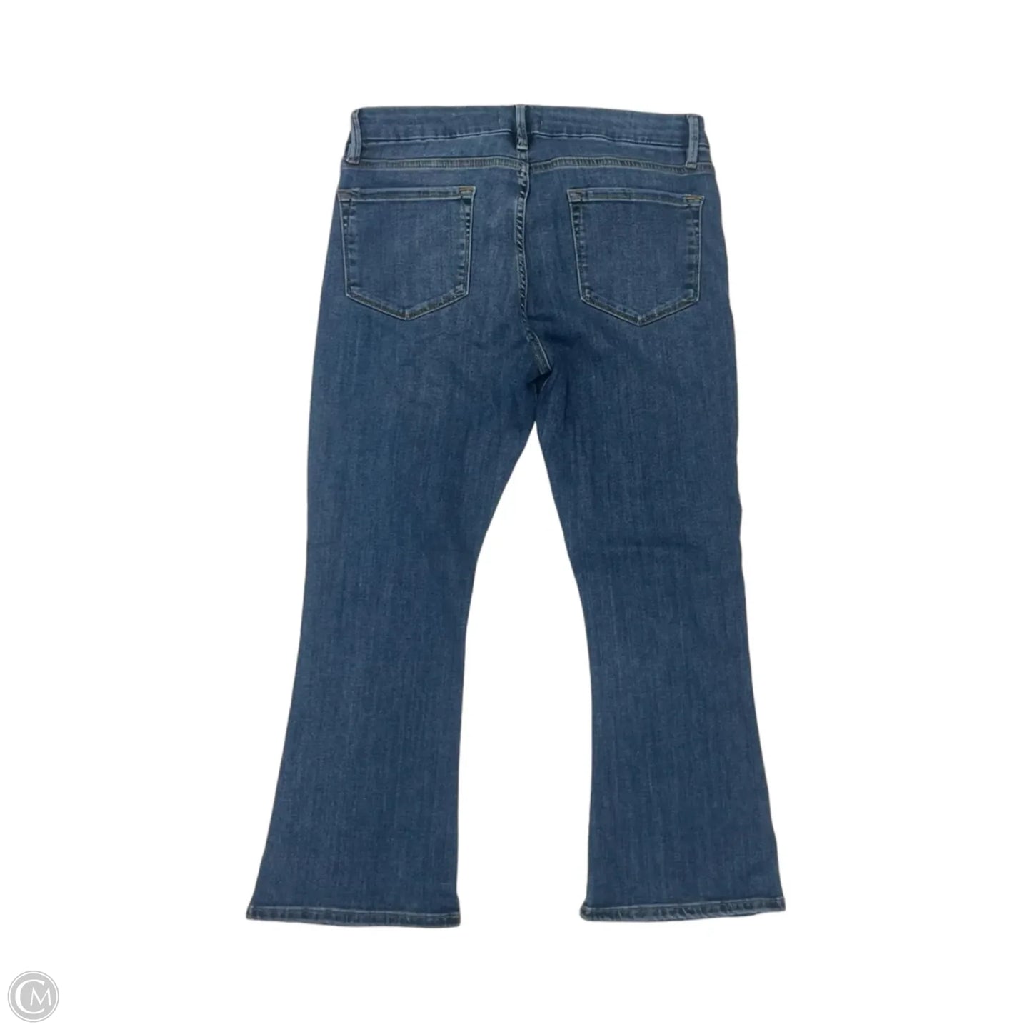 Jeans Boot Cut By Frame In Blue Denim, Size: 12