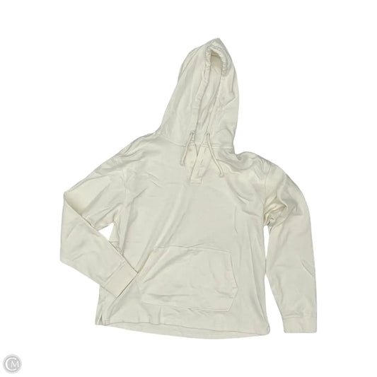 Sweatshirt Hoodie By Old Navy In Cream, Size: L