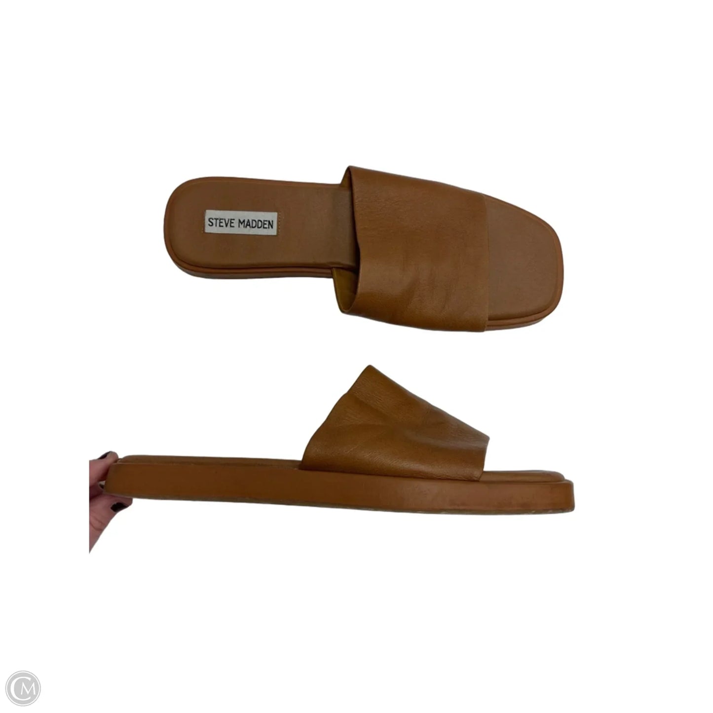 Sandals Flats By Steve Madden In Brown, Size: 10