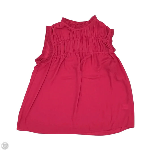 Blouse Sleeveless By Max Studio In Pink, Size: Xl