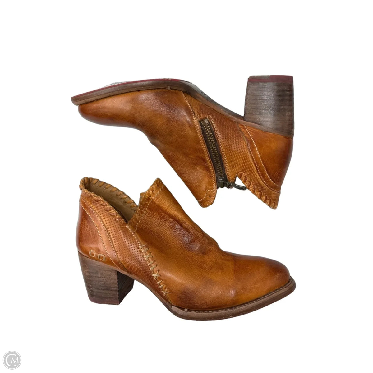 Boots Leather By Bed Stu In Brown, Size: 7