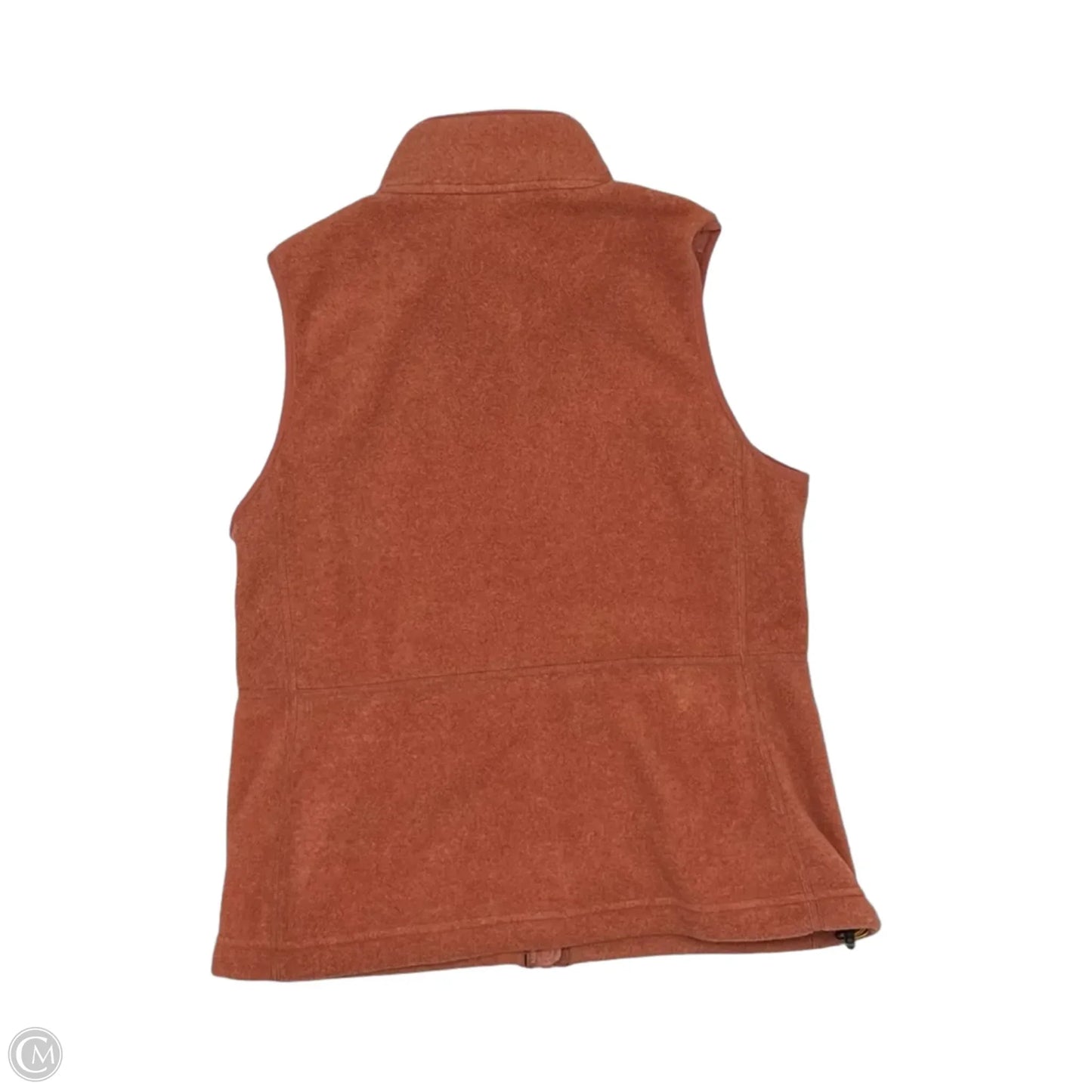 Vest Faux Fur & Sherpa By L.l. Bean In Orange, Size: Sp