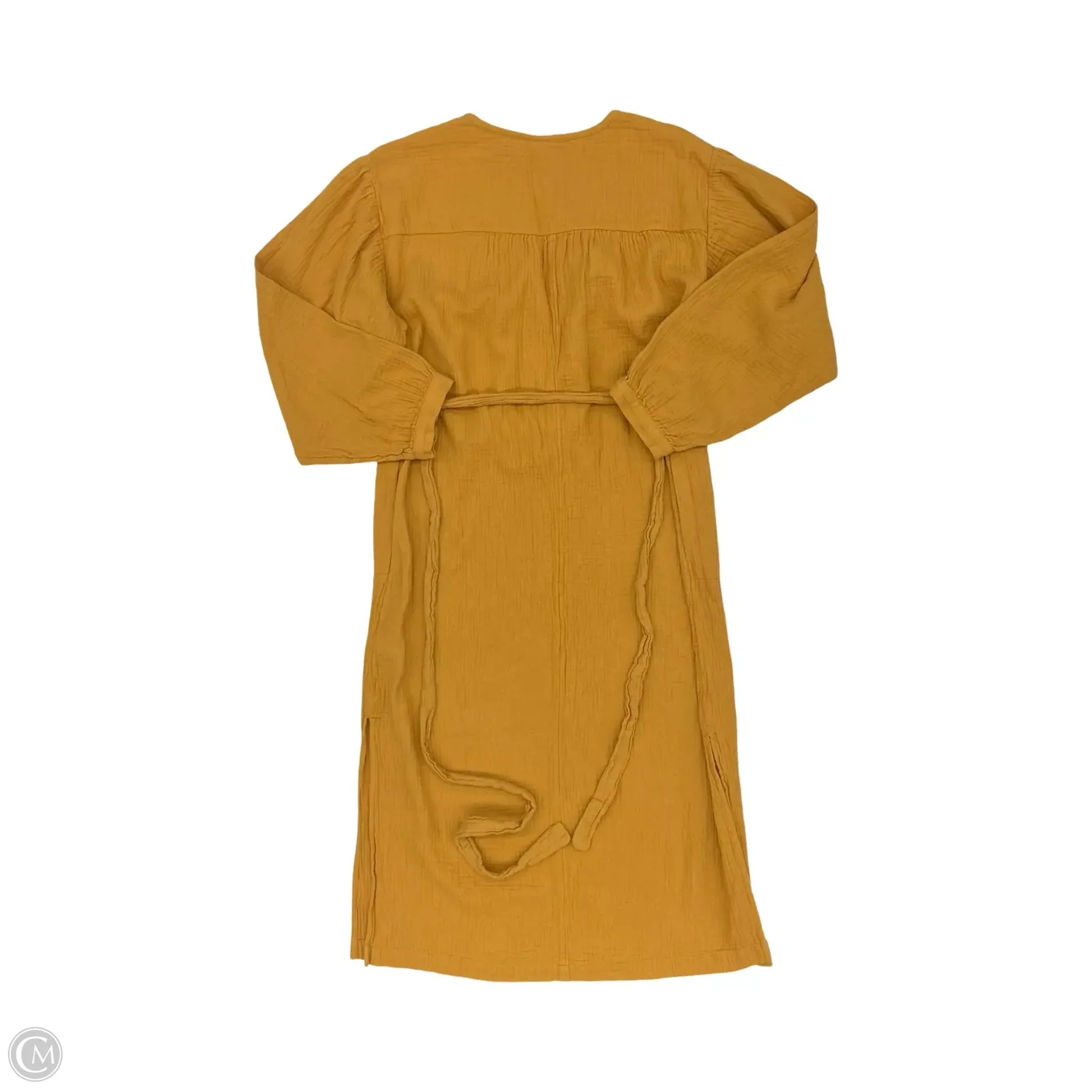 Dress Casual Midi By Universal Thread In Yellow, Size: S