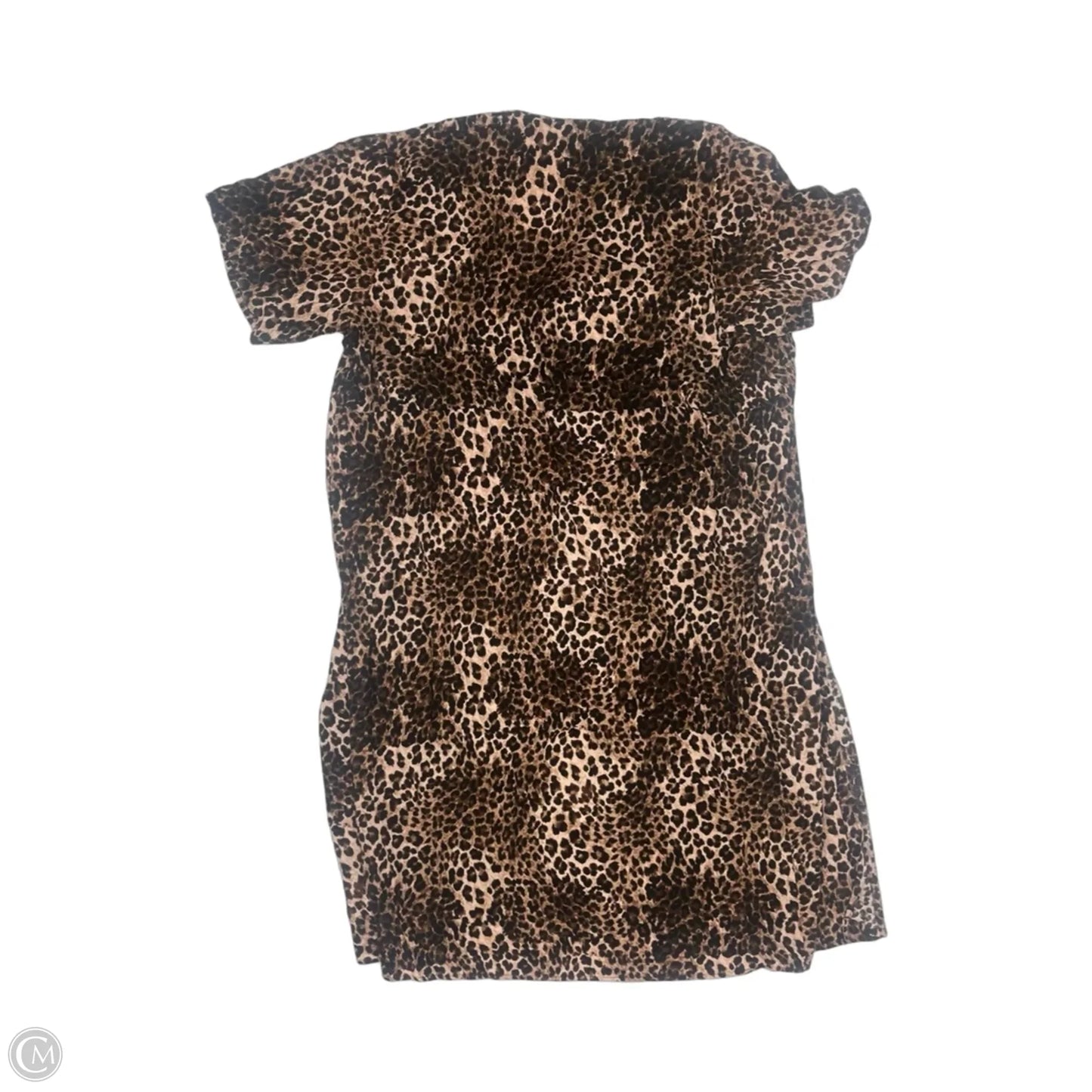 Dress Casual Midi By Wild Fable In Leopard Print, Size: M