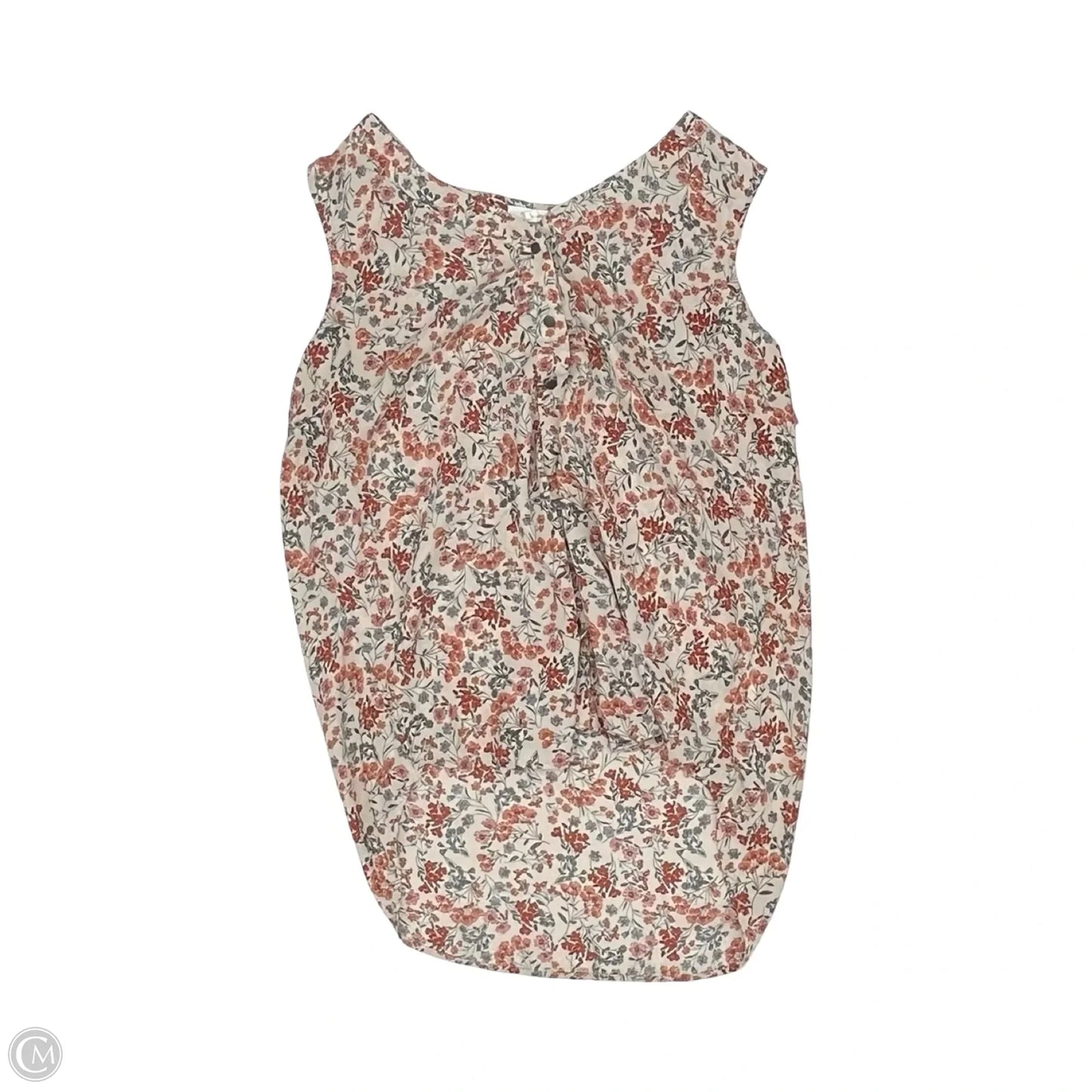 Blouse Sleeveless By Maurices In Floral Print, Size: L
