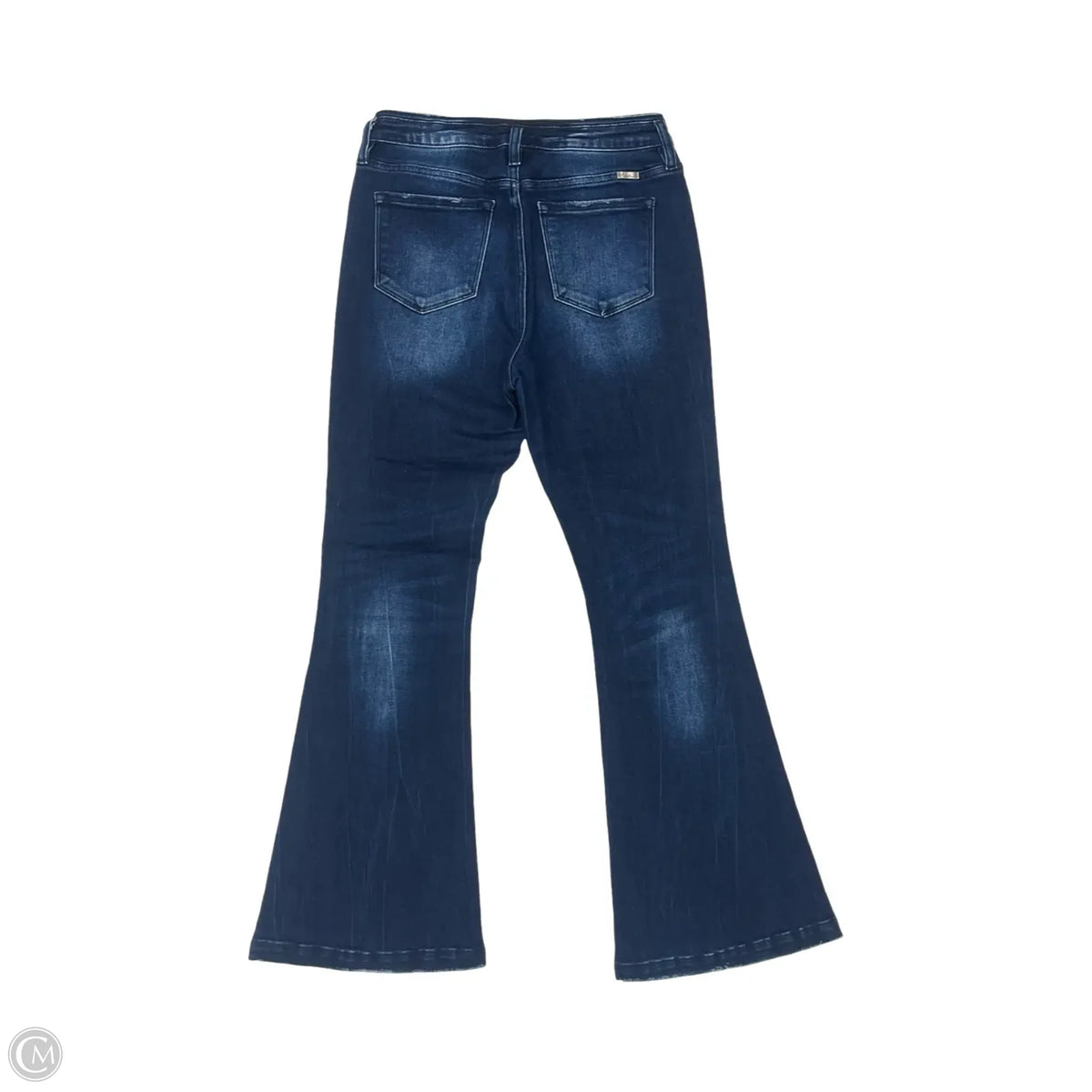 Jeans Flared By Kancan In Blue Denim, Size: 6
